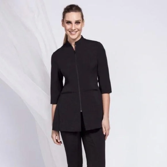 Noel Asmar Urban Fusion black tunic sz S - Picture 2 of 4